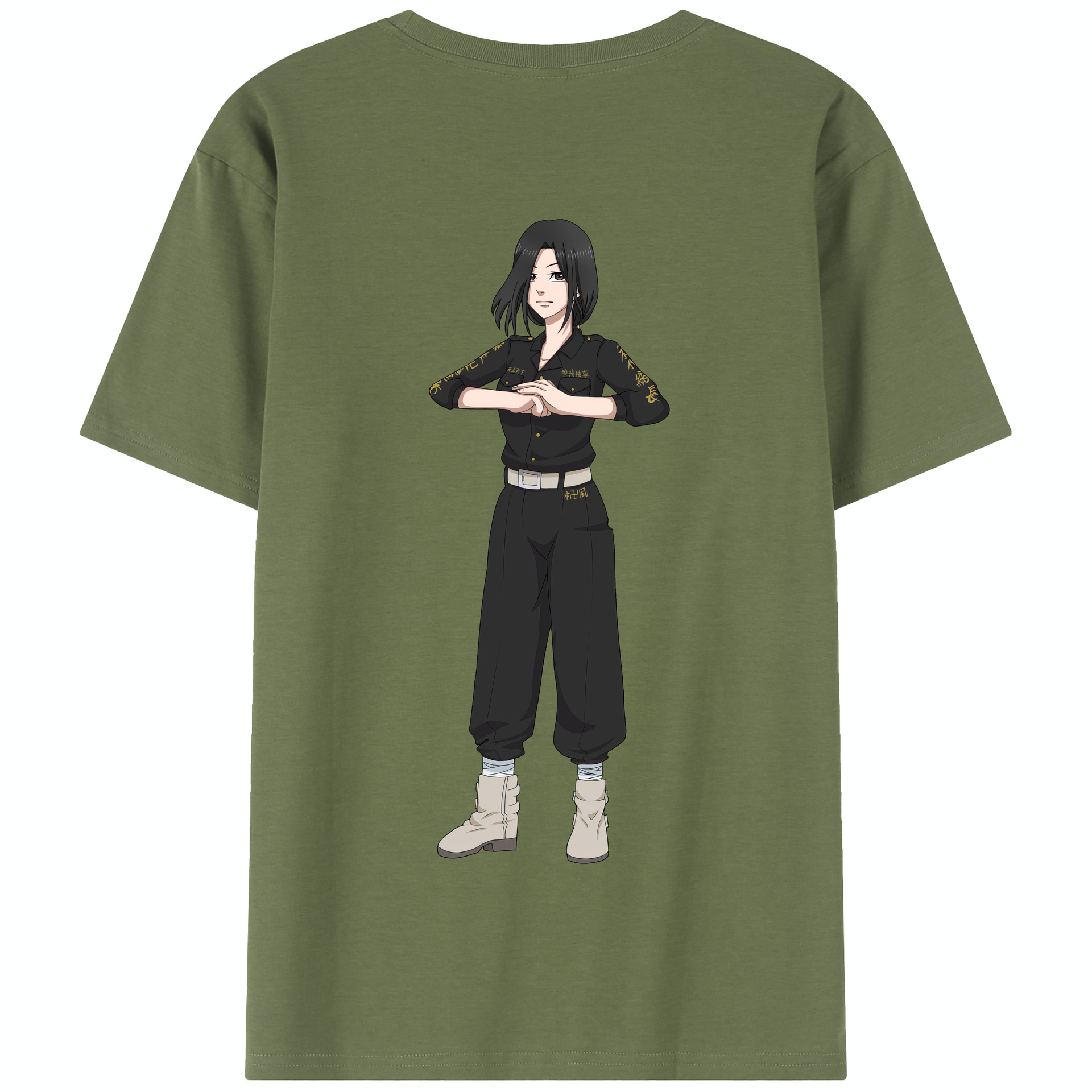 （画像用） 東京リベンジャーズ Tokyo Revengers 綿100％半袖Tシャツ（背面プリント）